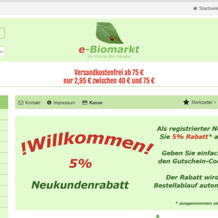 e-biomarkt Erfahrungen & Bewertungen